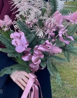 Зимние букеты за 110 руб