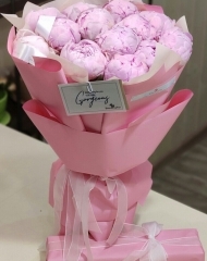 Монобукет из пионов Сара Бернар (13 шт)
