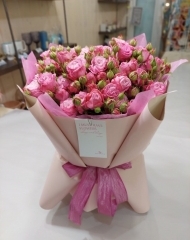 Монобукет из кустовой розы леди Бомбастик