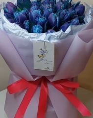 Букет тюльпанов Баббл Даббл 