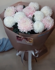 Букет микс из хризантем