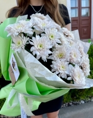 Букет из хризантем Пастелла