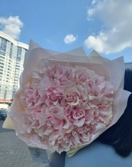 Монобукет французских роз (сорт любой на выбор)