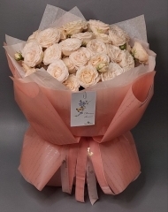 Букет с пионовидной розой Софи (13 веток)