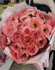 Монобукет из 25 розы Мандарин