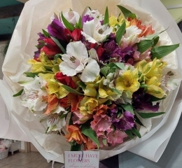 Букет с альстромерией (17шт) Букет с альстромерией (17шт)