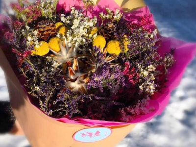 Букет с сухоцветами