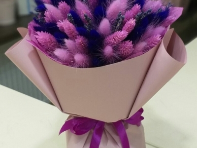 Букет сухоцветов в разной цветовой гамме на выбор